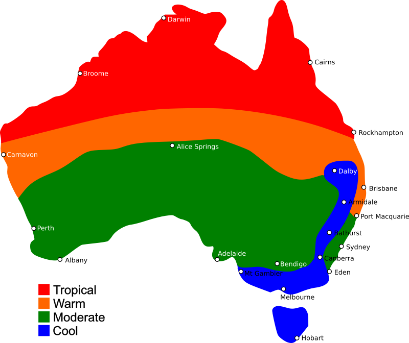 How Many Climate Zones Are There In Australia - cysartdesign