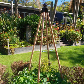 How to Assemble a Four-Post Obelisk Using a Garden Finial 