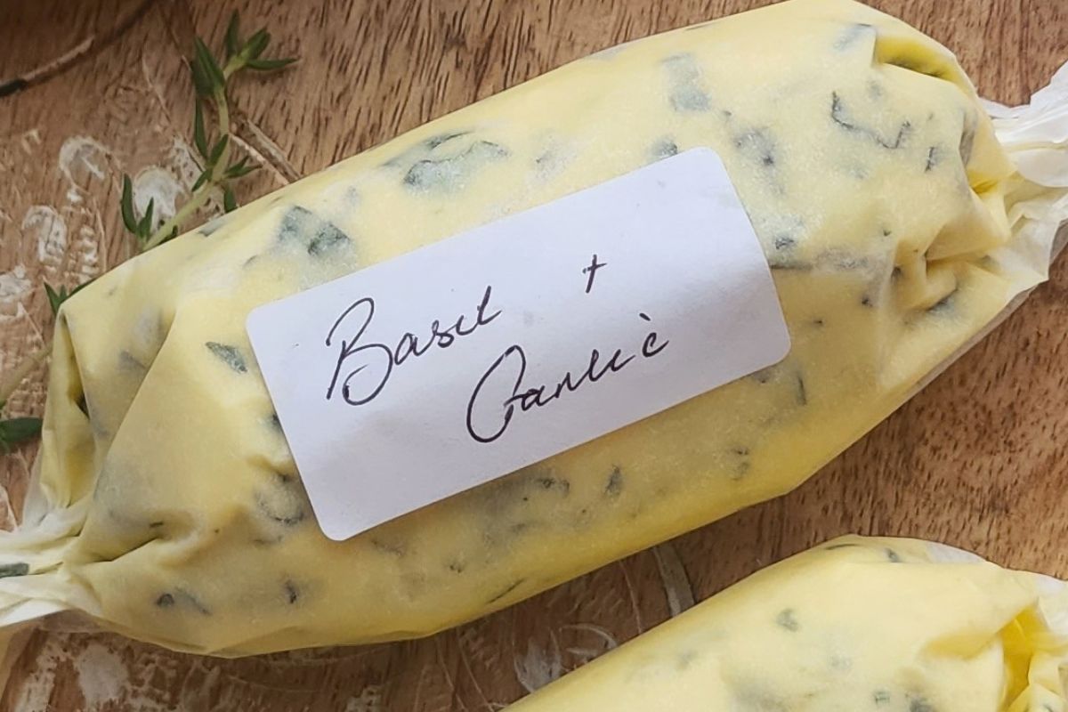 Basil herb butter