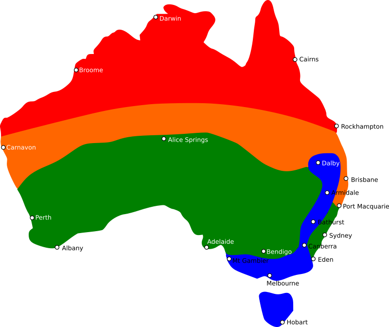 Vegetable Growing Chart Australia