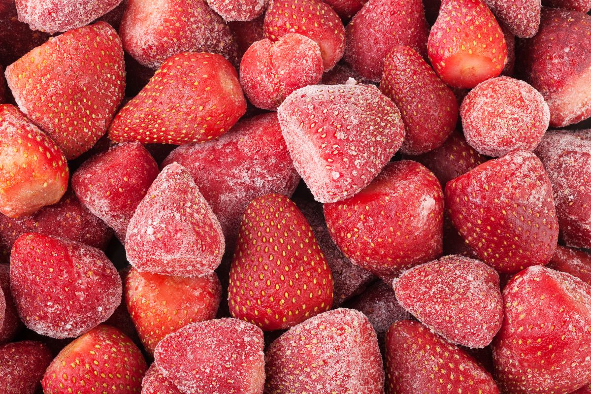 frozen strawberies