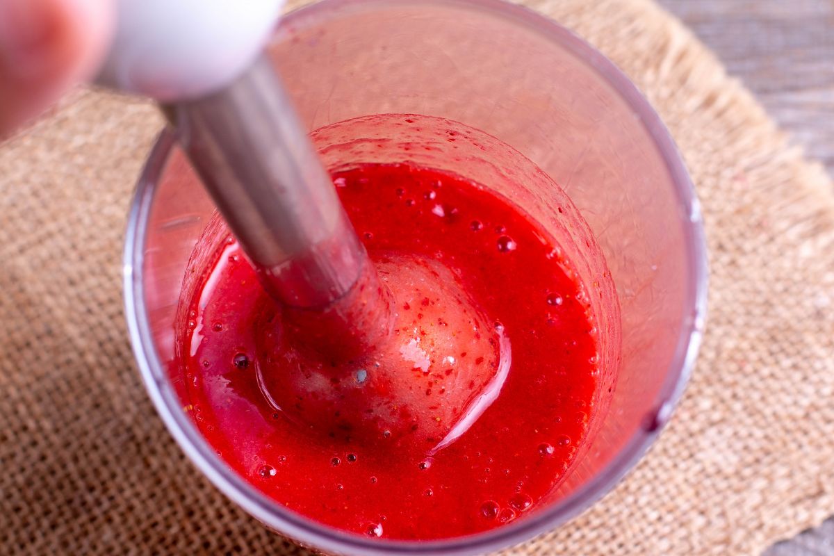 strawberry puree