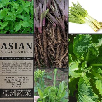 "Asian Vegetables" Seed Collection