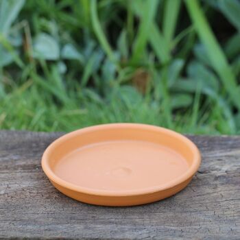 Plastic Saucer- Terracotta Medium