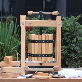 Hardwood Fruit Press.