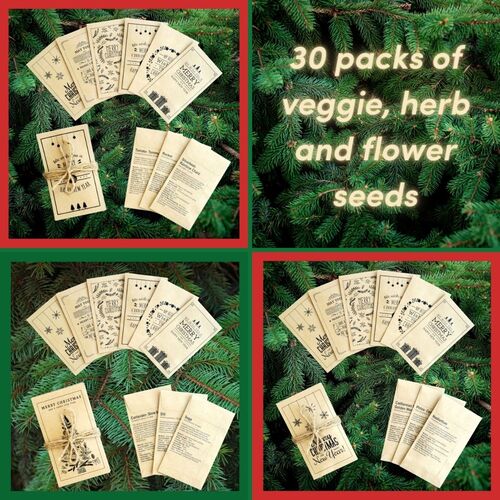 Christmas Seed MEGA Bundle - Herb, Veg & Flowers