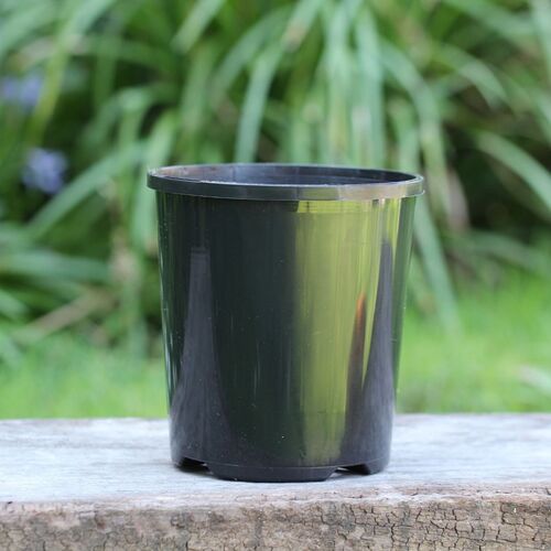 125mm Plastic Pot- Black