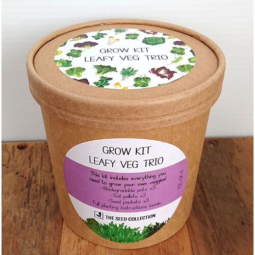 Grow Kit- Leafy Veg Trio